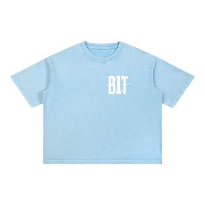 B1T Mineral Wash Boxy Cotton T-Shirt