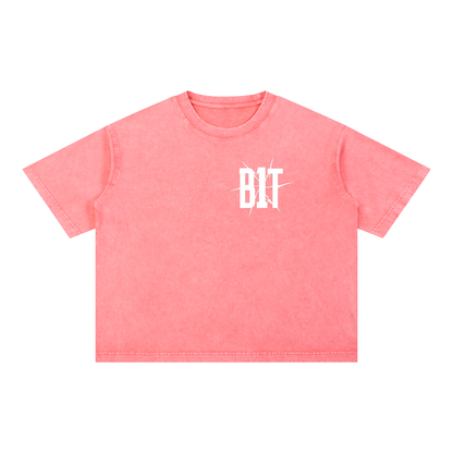 B1T Mineral Wash Boxy Cotton T-Shirt