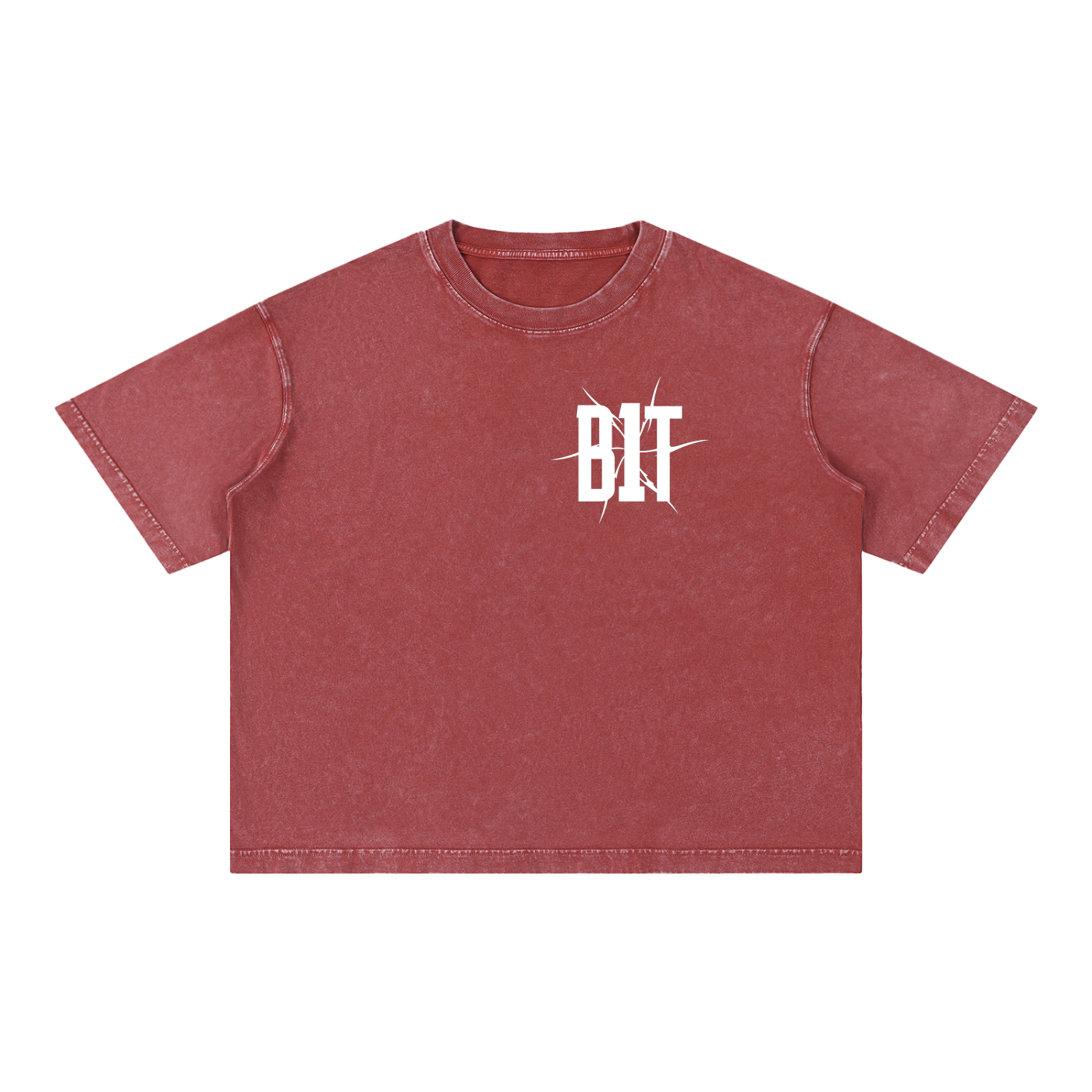 B1T Mineral Wash Boxy Cotton T-Shirt