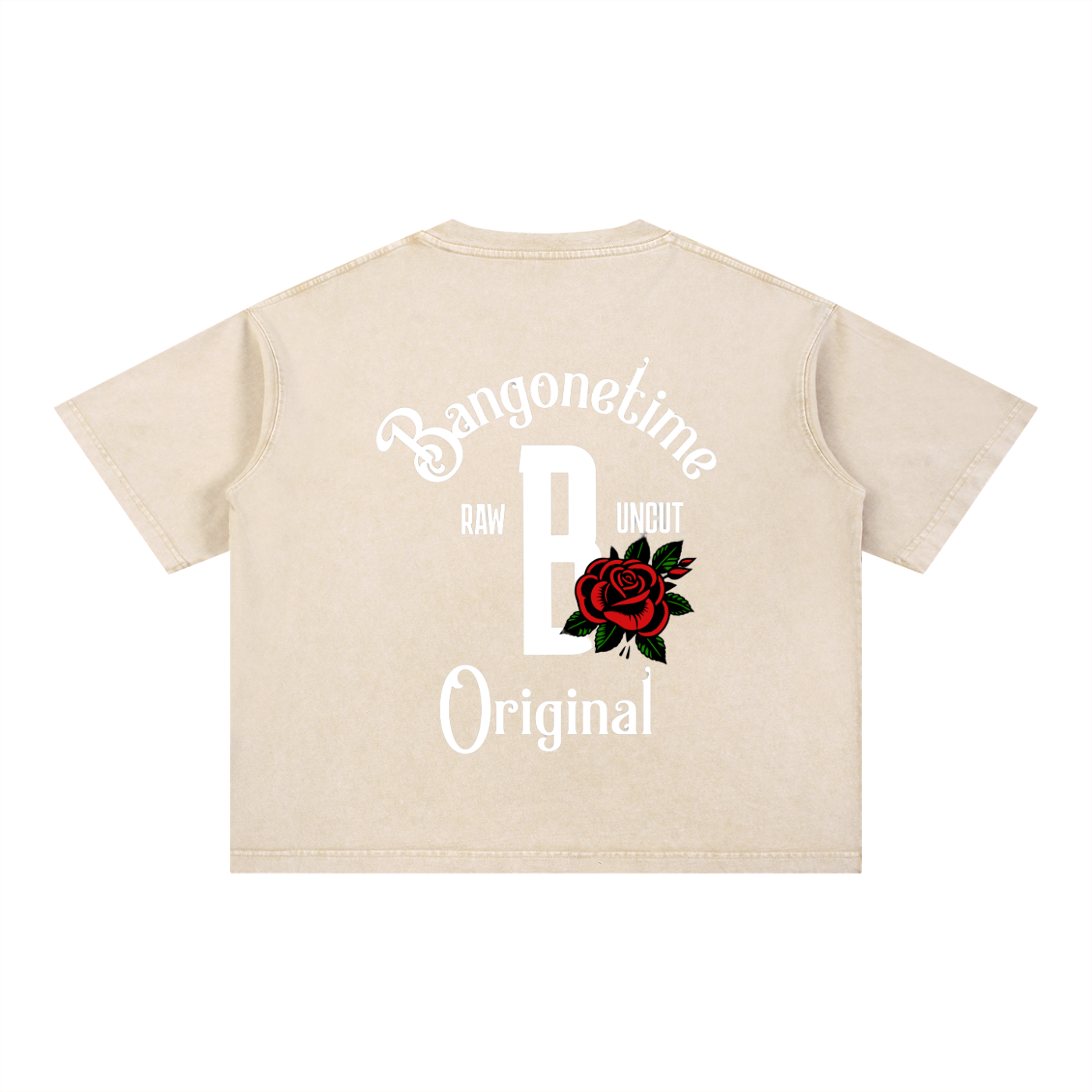 B1T Mineral Wash Boxy Cotton T-Shirt