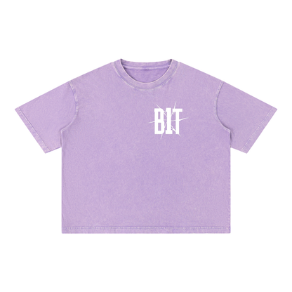 B1T Mineral Wash Boxy Cotton T-Shirt