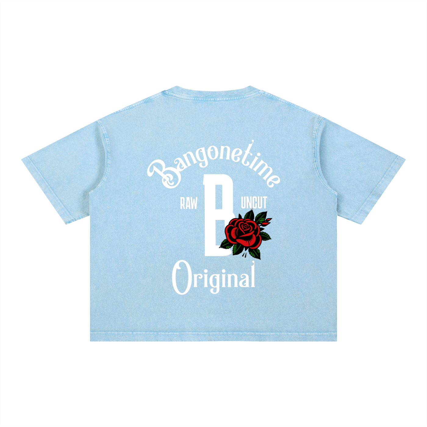 B1T Mineral Wash Boxy Cotton T-Shirt