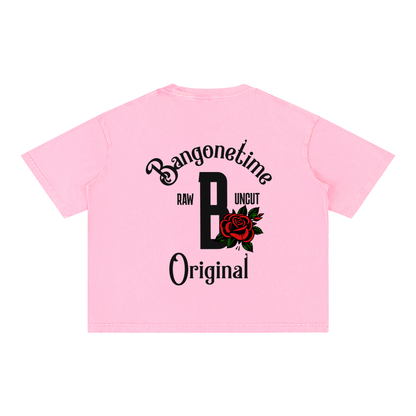 B1T Mineral Wash Boxy Cotton T-Shirt