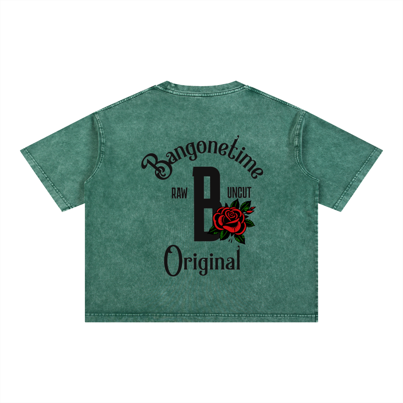 B1T Mineral Wash Boxy Cotton T-Shirt