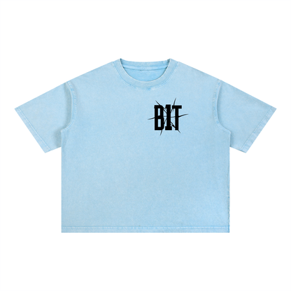 B1T Mineral Wash Boxy Cotton T-Shirt