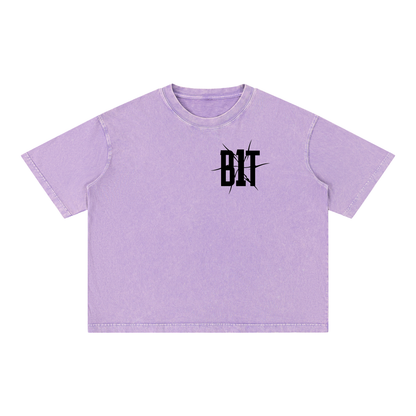 B1T Mineral Wash Boxy Cotton T-Shirt