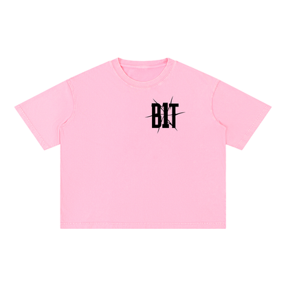 B1T Mineral Wash Boxy Cotton T-Shirt