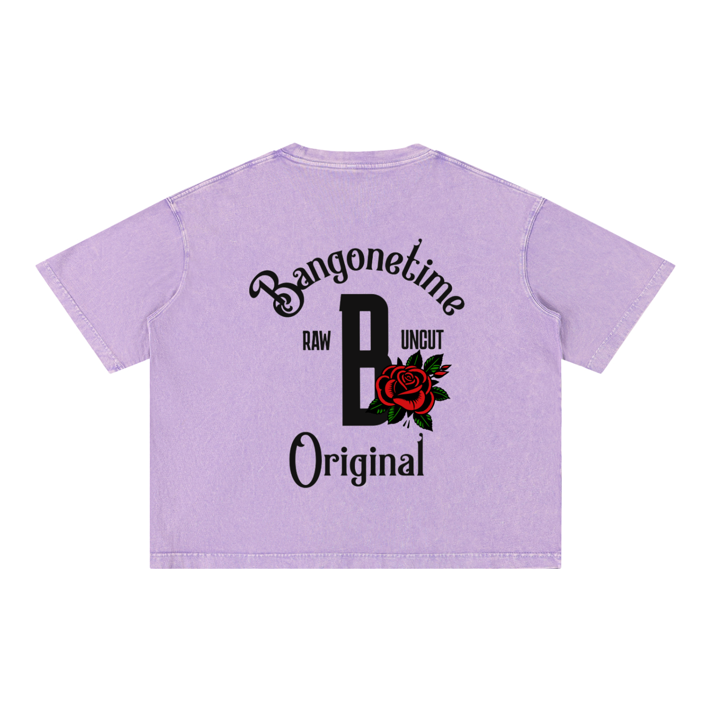 B1T Mineral Wash Boxy Cotton T-Shirt