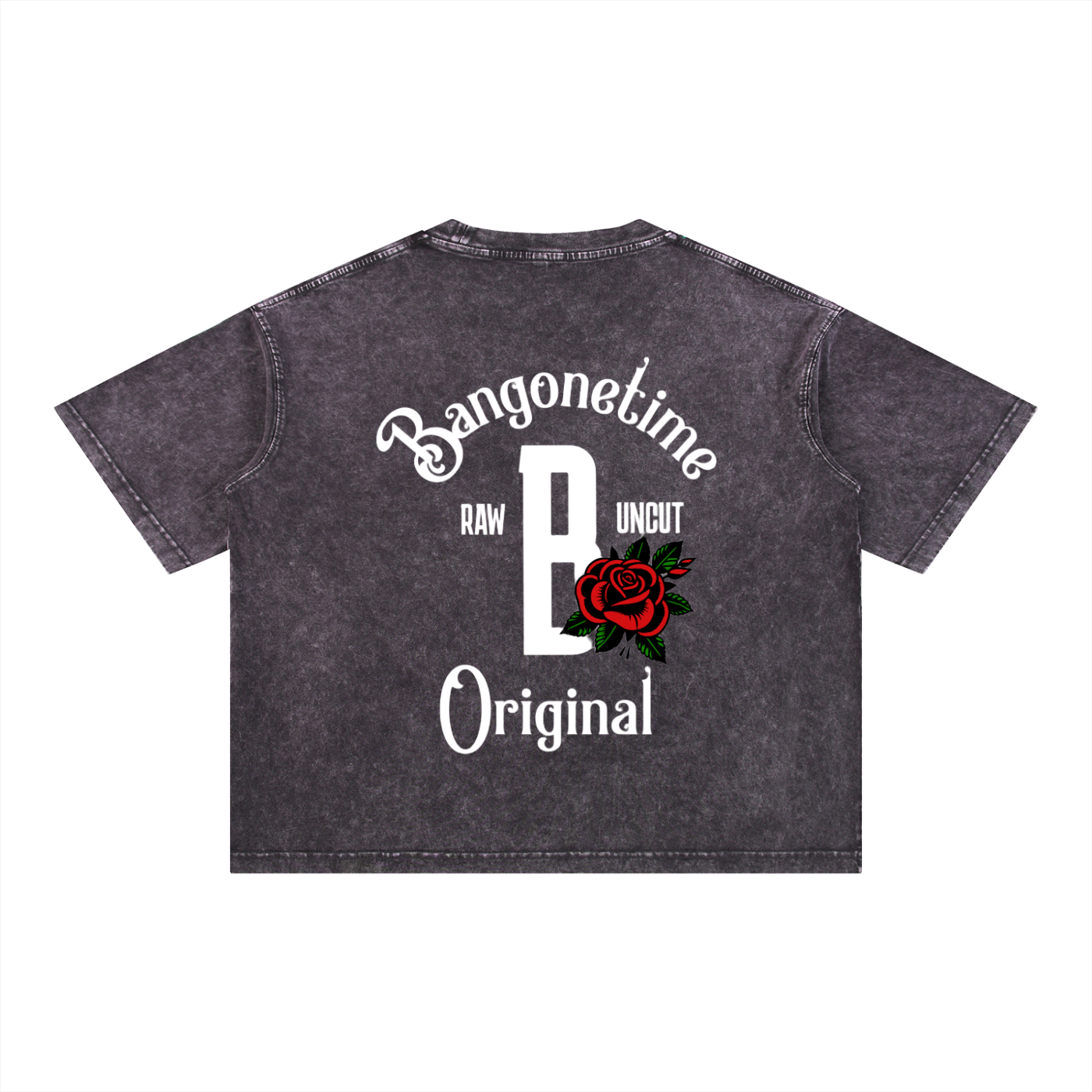 B1T Mineral Wash Boxy Cotton T-Shirt