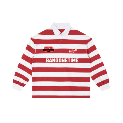 Bangonetime Block Stripe Polo Shirt