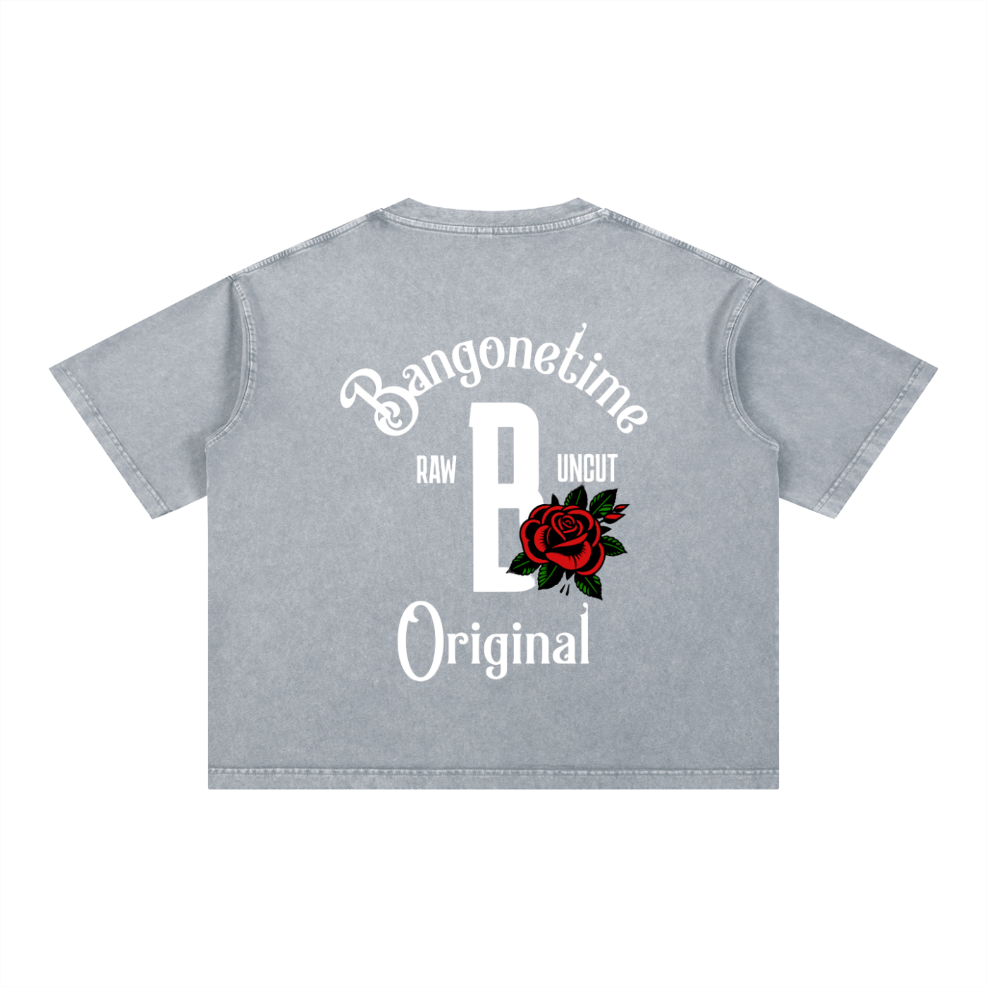 B1T Mineral Wash Boxy Cotton T-Shirt