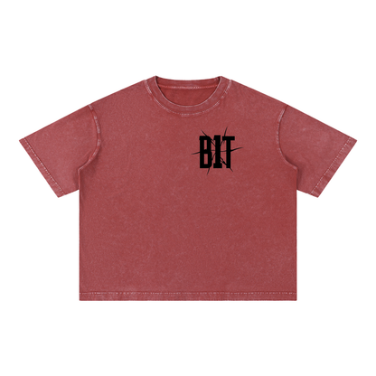 B1T Mineral Wash Boxy Cotton T-Shirt