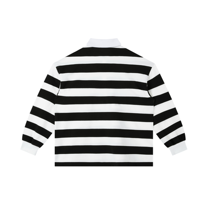 Bangonetime Block Stripe Polo Shirt