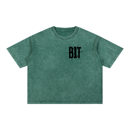 B1T Mineral Wash Boxy Cotton T-Shirt