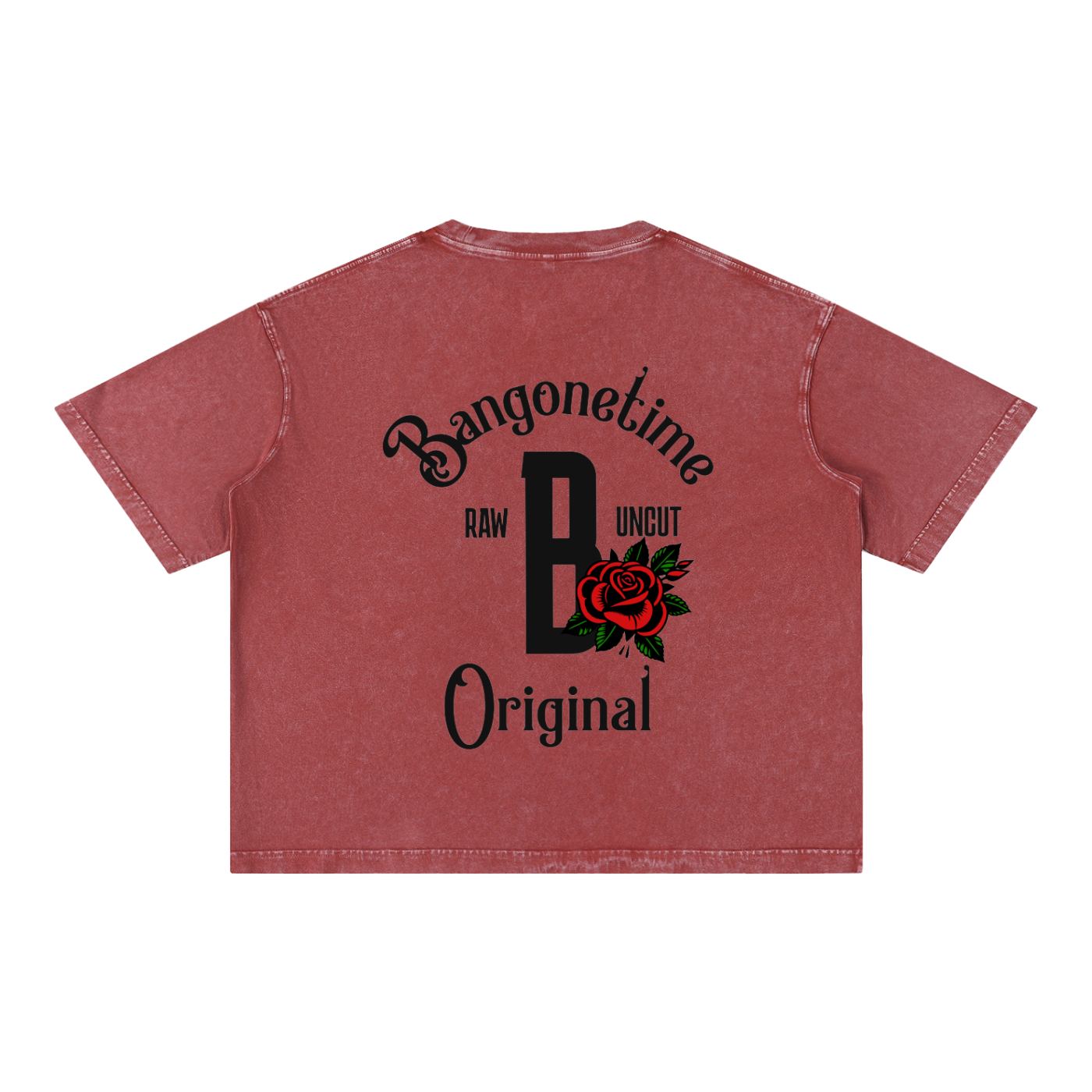 B1T Mineral Wash Boxy Cotton T-Shirt
