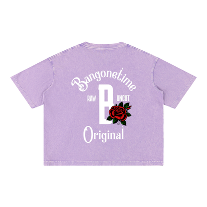 B1T Mineral Wash Boxy Cotton T-Shirt