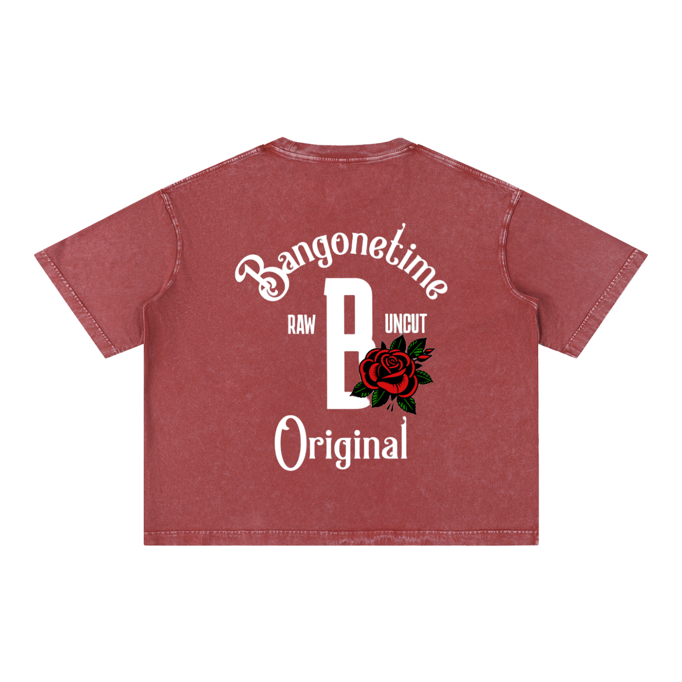 B1T Mineral Wash Boxy Cotton T-Shirt